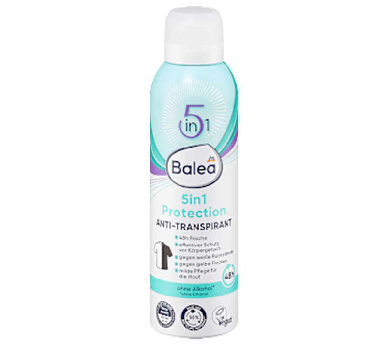 Αντιιδρωτικό αποσμητικό 5 σε 1 προστασία, 200 ml