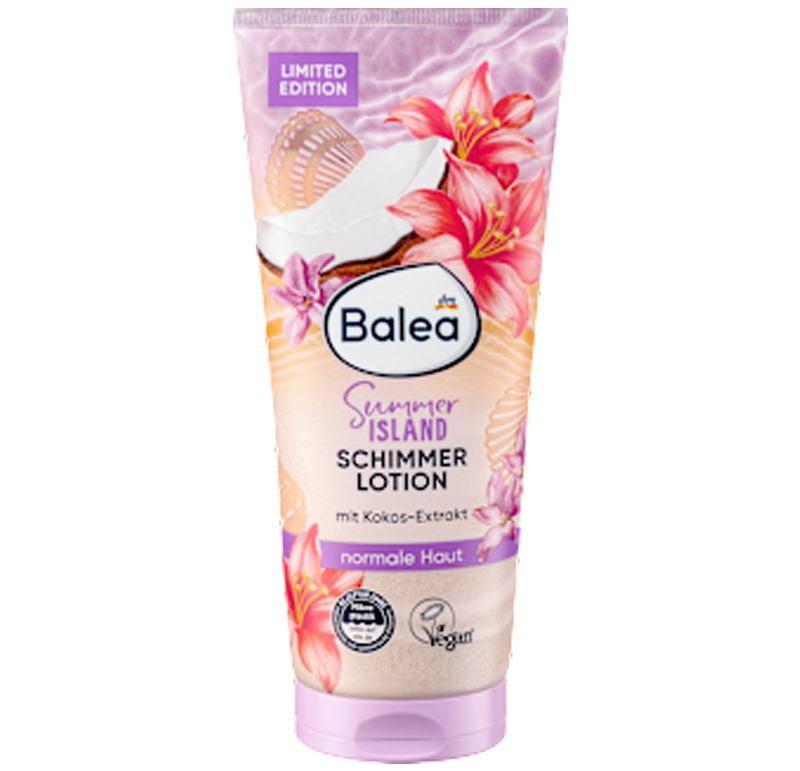 Λοσιόν σώματος Summer Island με λάμψη, 200 ml